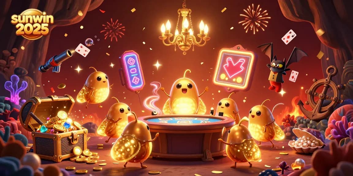 Experience thrilling gameplay at sunwin 2026 with our captivating bioluminescent casino illustration.