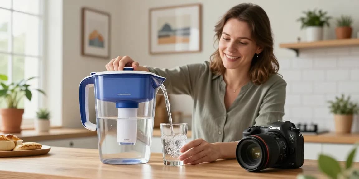 Waterdrop TDS Reduction Water Filter Pitcher with 1 Filter displayed by a trusted local professional in a beautiful kitchen, ensuring community quality service.