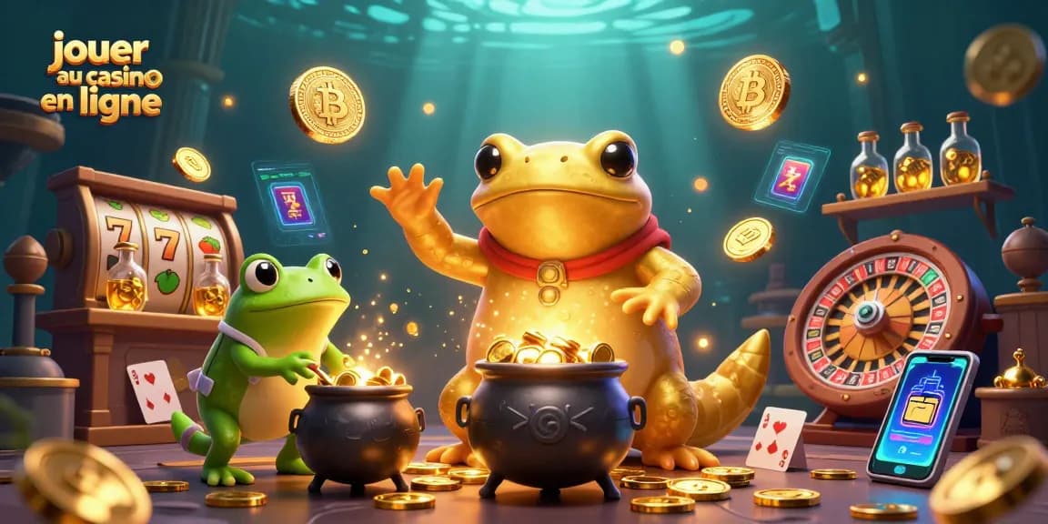 Jouer au casino en ligne avec un alchimiste et son apprenti créant des pièces d'or dans un environnement dynamique.