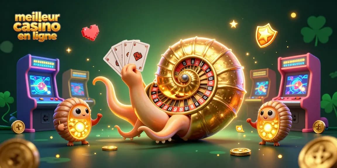 Jouez au meilleur casino en ligne avec cette scène dynamique de machines colorées et de jeux fascinants.