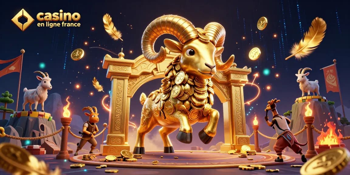 Plongez dans l'univers captivant des jeux de casino en ligne France avec une bataille épique et des personnages colorés.