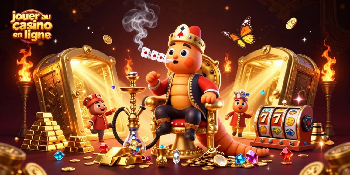 Jouer au casino en ligne avec un maître du narguilé dans un univers de trésors en 3D