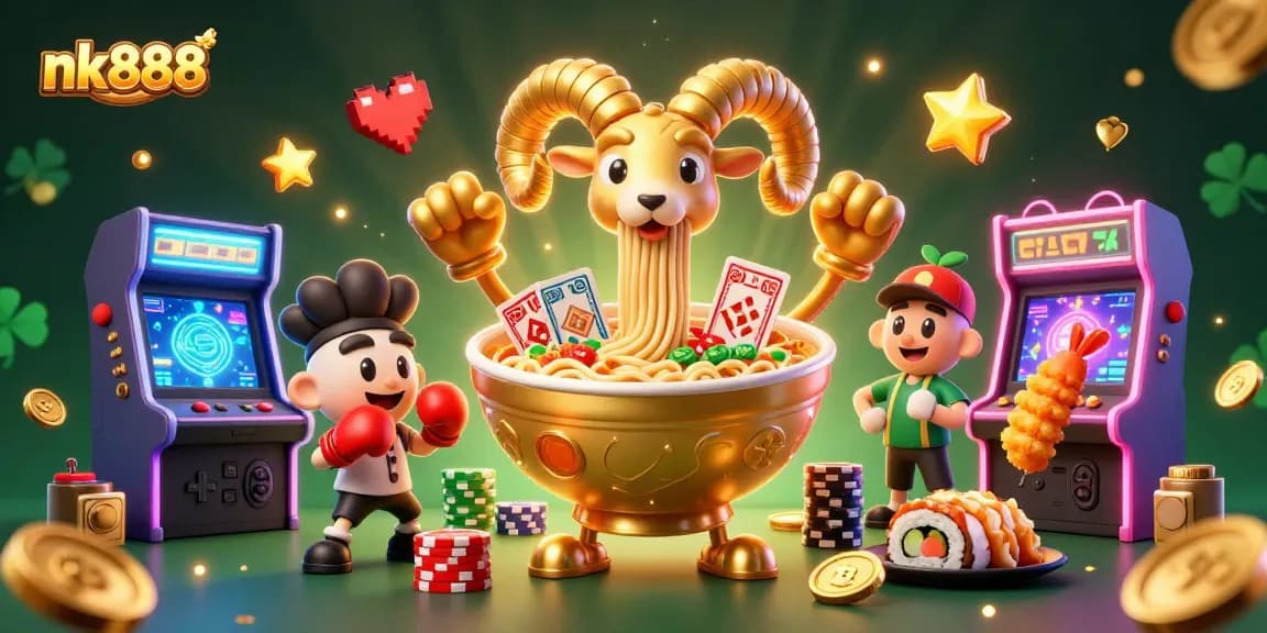 Experience thrilling gameplay with nk888 in an animated casino scene featuring vibrant characters and rich details.