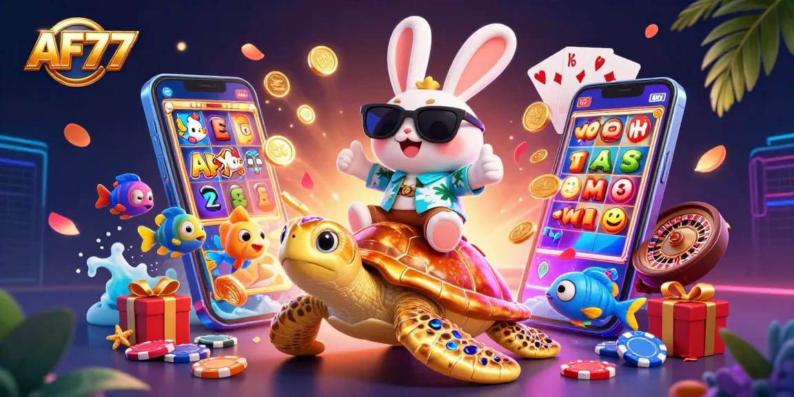 Engage with AF77's vibrant casino adventure featuring games, rewards, and excitement.