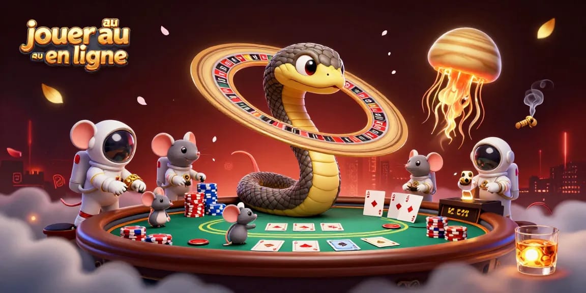 Placer des paris dans un univers cosmique en jouant au casino en ligne avec des astronautes.