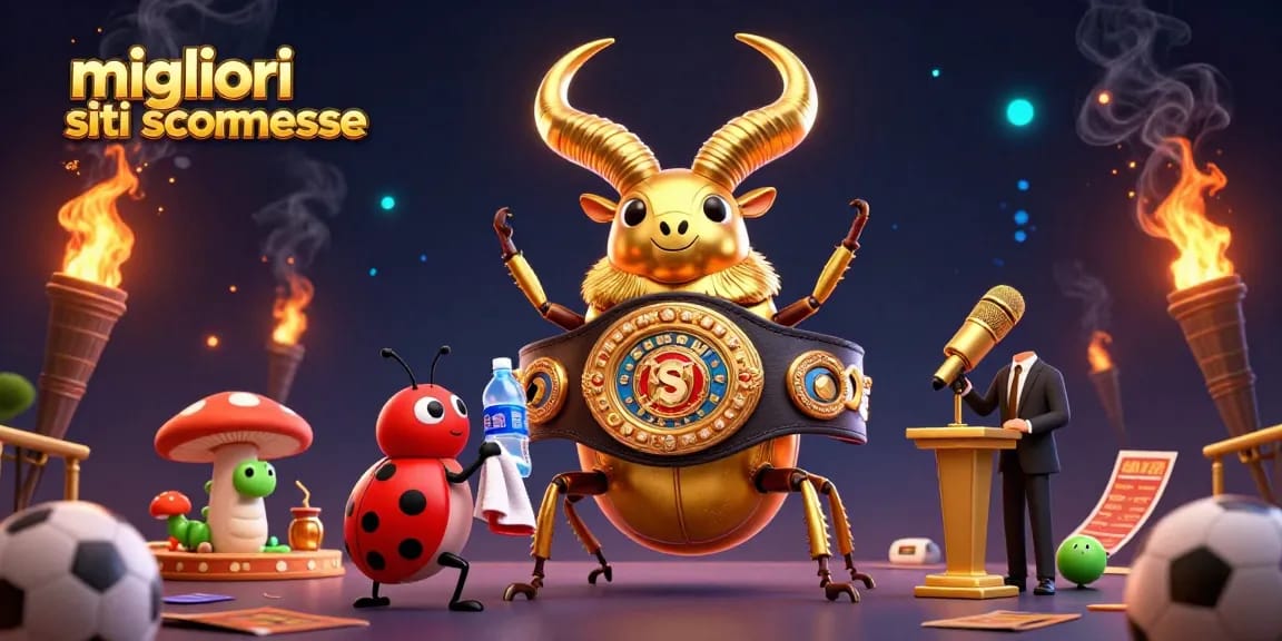 I migliori siti scommesse mostrano un irresistibile incontro tra combattenti in un'illustrazione vivace e colorata.