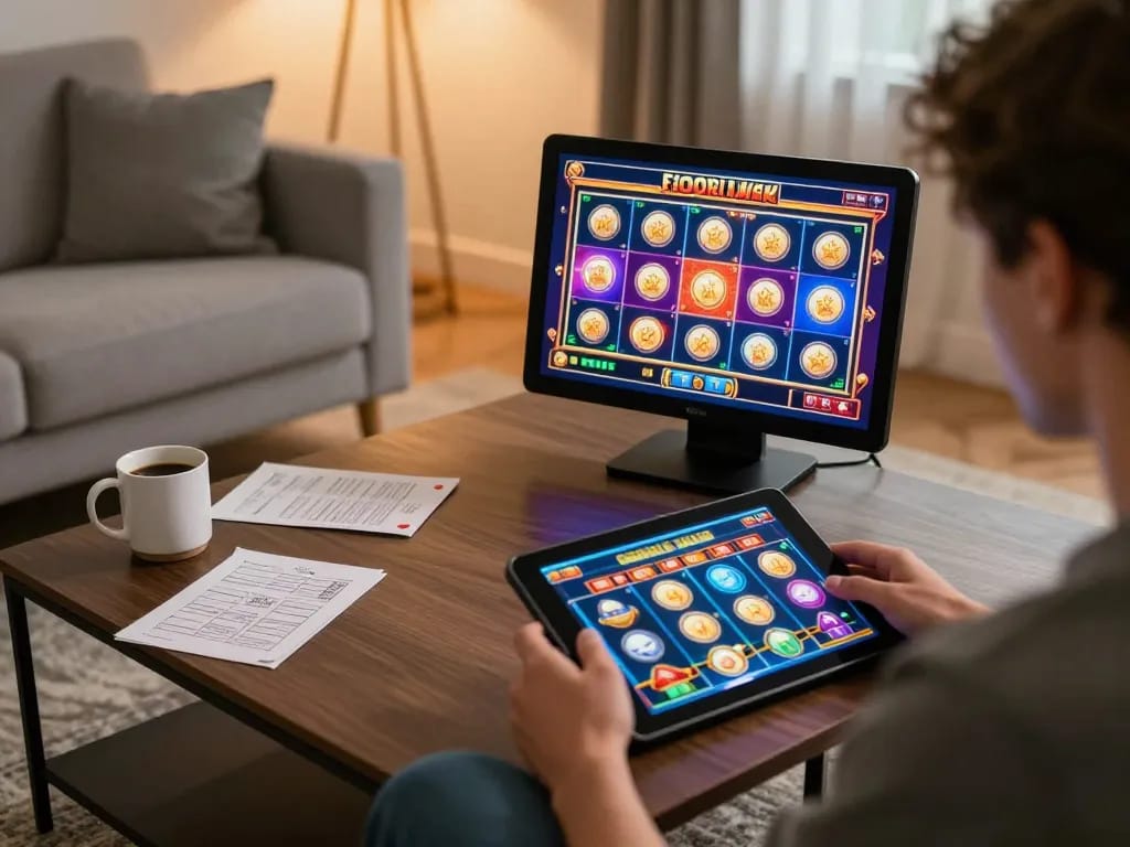 Tham gia vào trò chơi slot thú vị trên máy tính bảng Luckywin trong một không gian ấm cúng tại nhà