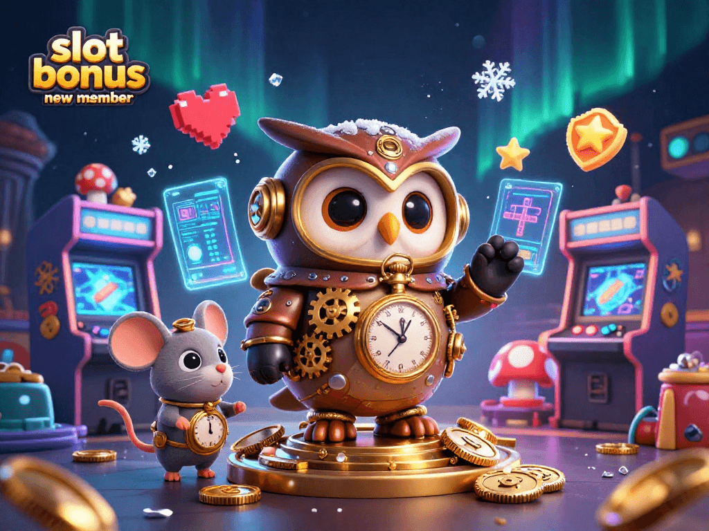 Spin to win with slot bonus new member offering exciting gameplay and thrilling rewards.