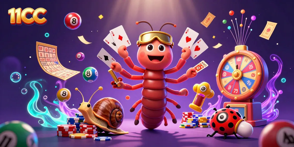 Join the thrill of 11CC with vibrant games and dynamic events in an exciting casino scene.