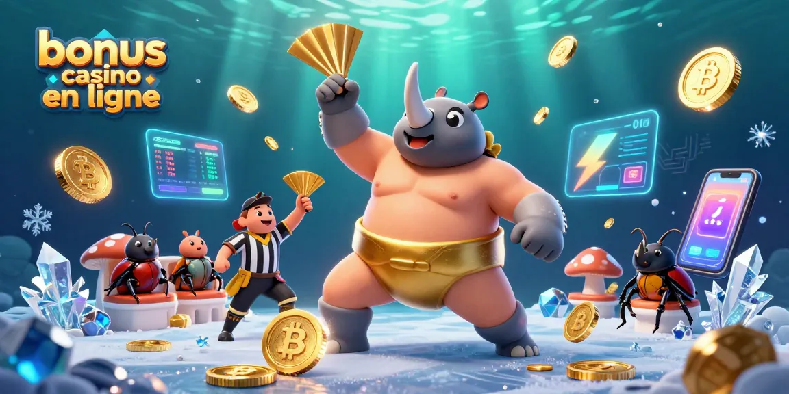 Profitez du bonus casino en ligne avec des célébrations vibrantes et des pièces d'or dans un monde fantastique.