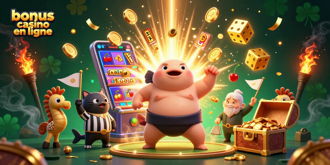 Éprouvez le bonus casino en ligne avec des scènes vibrantes de jeux et de personnages colorés.