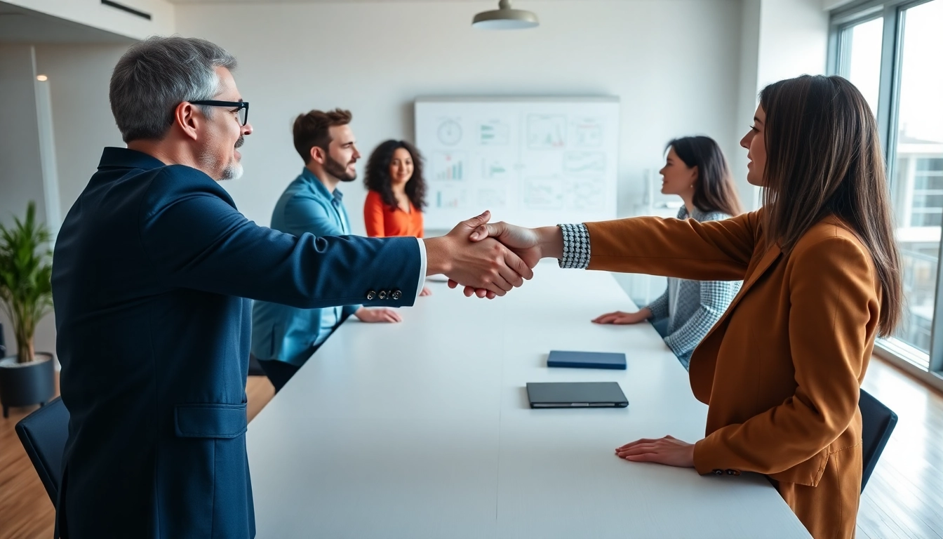 Mediation session with diverse individuals collaborating to resolve conflicts in a modern office environment.