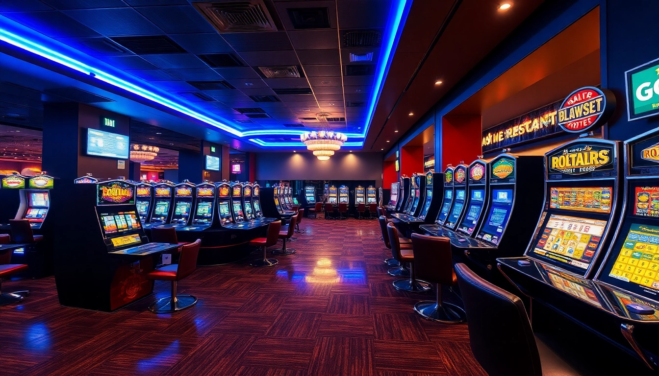 Menangkan permainan di mole4d dengan kasino megah dan slot mesin berkilauan.