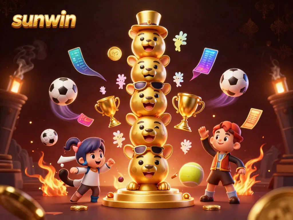 Win big with sunwin through vibrant casino gaming elements and engaging characters.