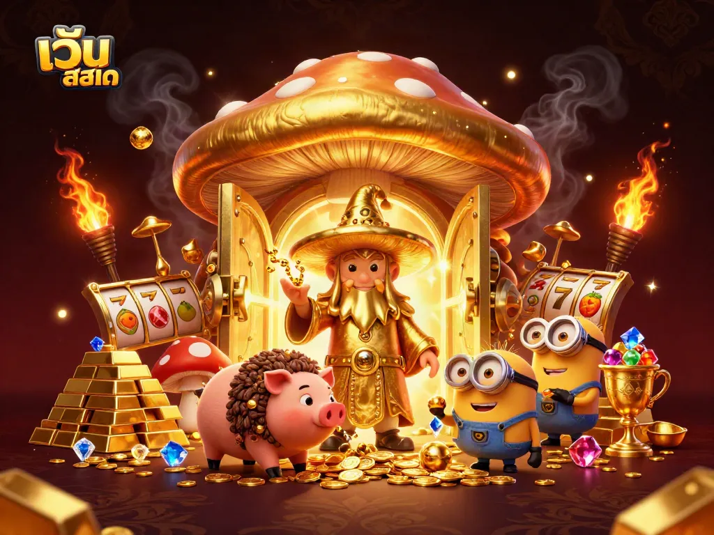เล่นเกมสล็อตออนไลน์กับเว็บ สล็อต สู่โบสถ์แห่งทองคำและสมบัติมหาศาล