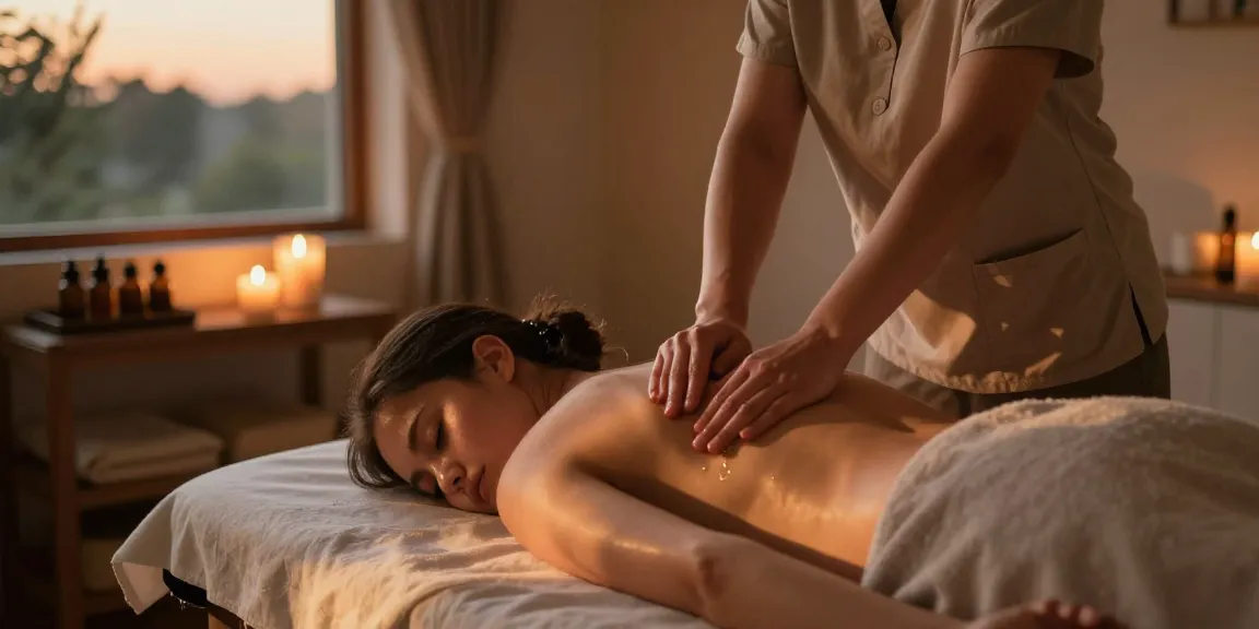 수원출장마사지에서 전문 마사지사가 아로마 테라피를 제공하는 편안한 공간