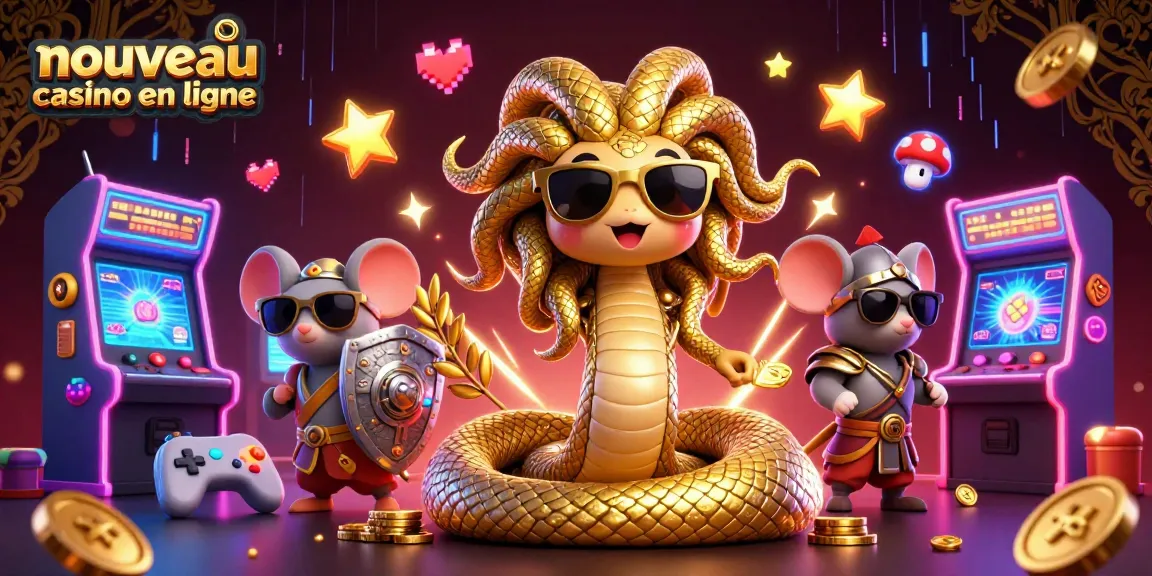 Nouveau casino en ligne : jouez avec Medusa et un guerrier souris dans un univers glamour