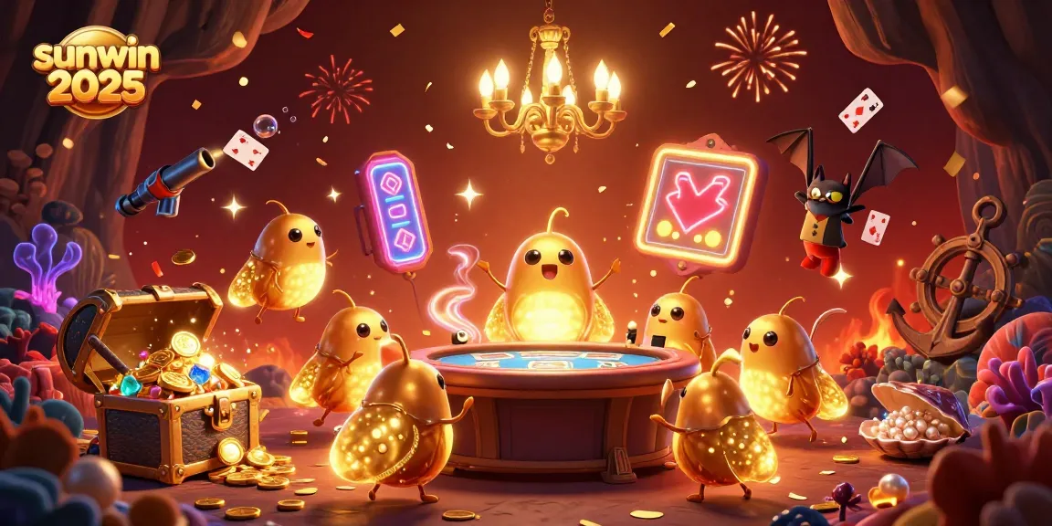 Experience thrilling gameplay at sunwin 2026 with our captivating bioluminescent casino illustration.