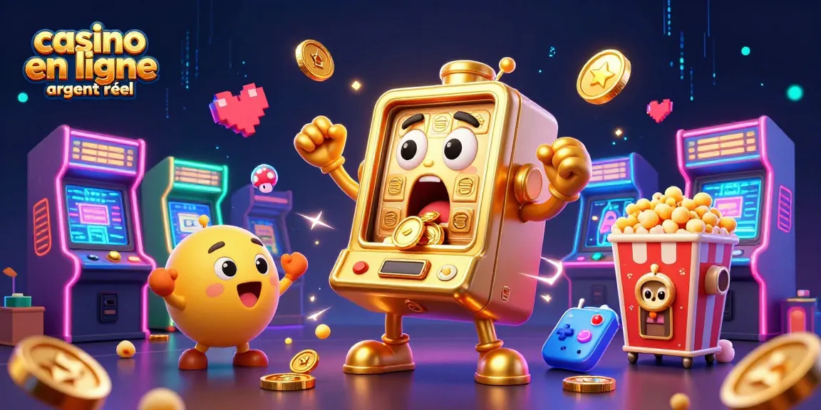 Visualisez le jackpot avec notre machine à sous animée dans un casino en ligne argent réel vibrant d'action.