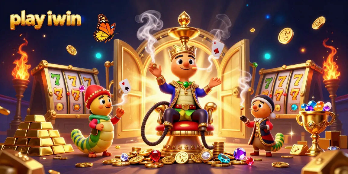 Play iwin with vibrant 3D characters and dynamic casino elements in a magical scene.