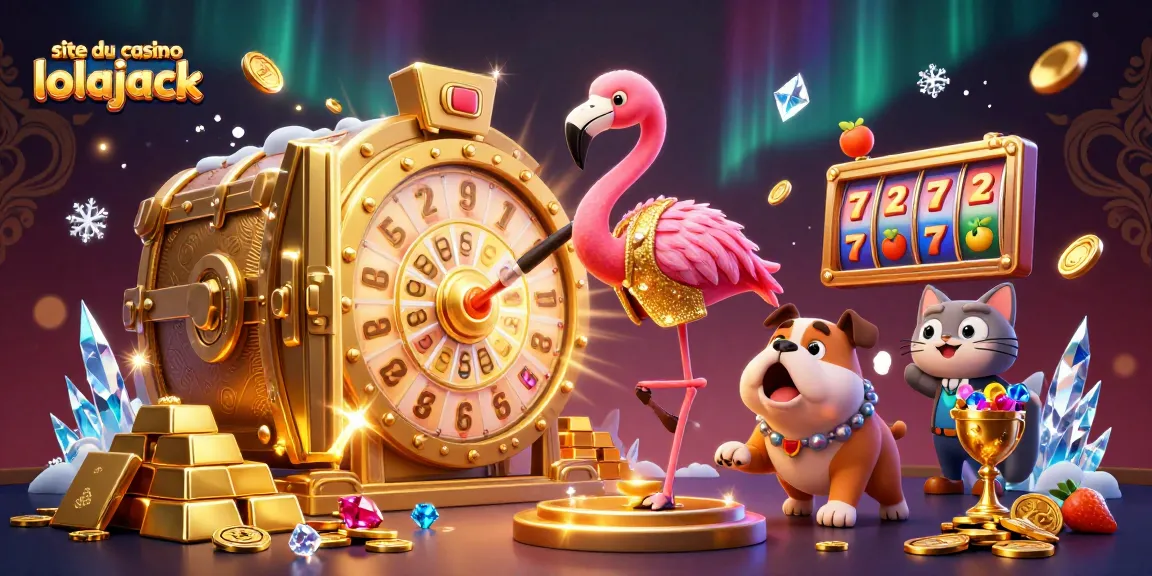 Experience excitement at site du casino lolajack with a vibrant, detailed 3D casino scene filled with thrilling game elements.