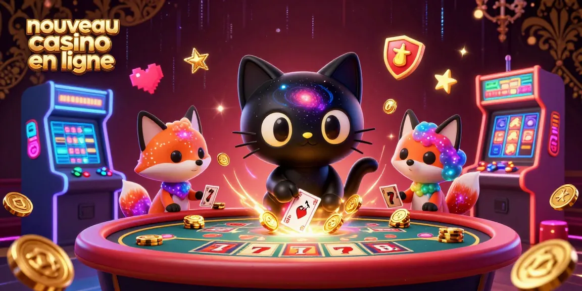 Les joueurs découvrent l'univers du nouveau casino en ligne avec des personnages captivants et des éléments de jeu colorés.