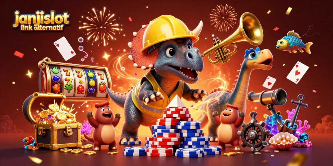 Experience thrilling wins with janjislot link alternatif showcasing a vibrant casino scene.