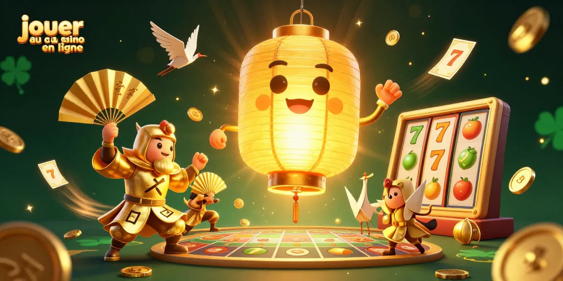 Jouer au casino en ligne avec un esprit géant et des rouleaux de machines à sous brillants.