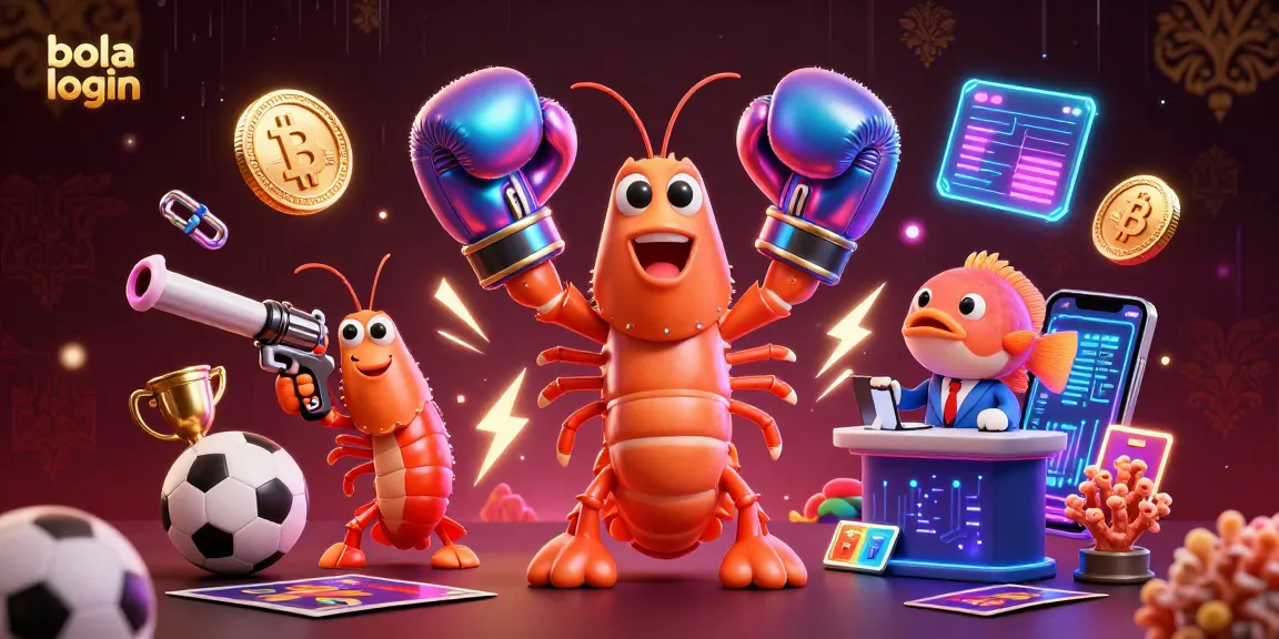 Engage with bola login at thrilling betting events surrounded by vibrant cartoon characters.