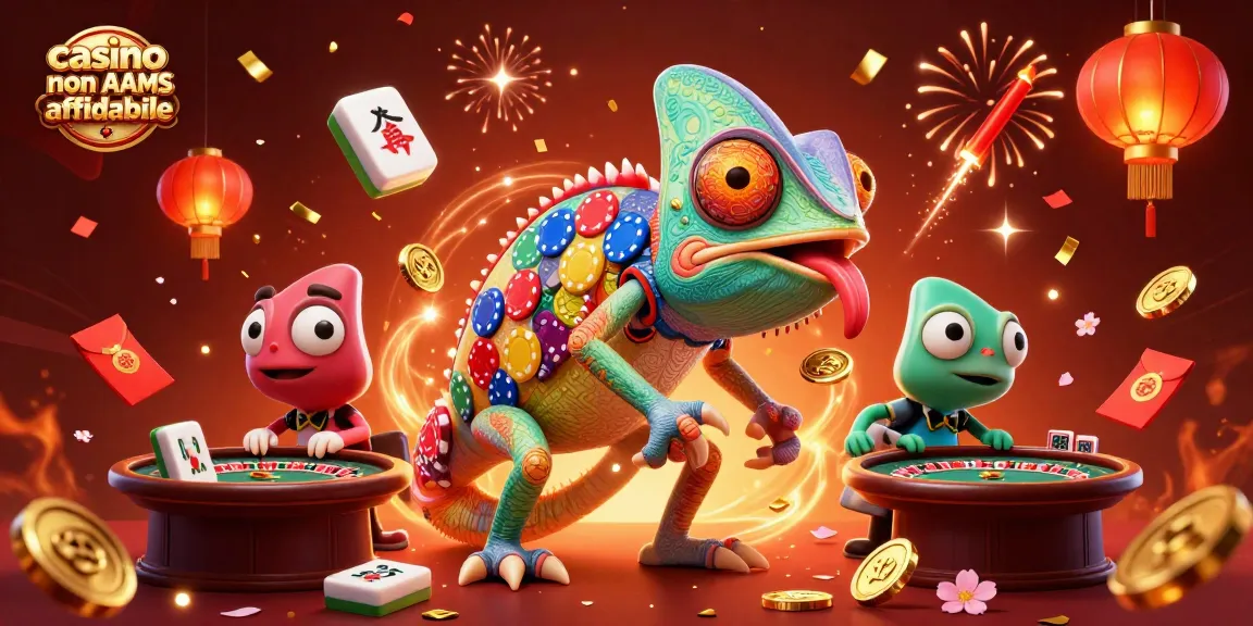 Gioca nel casino non AAMS affidabile con il camaleonte proprietario e le sue vincite luminose.