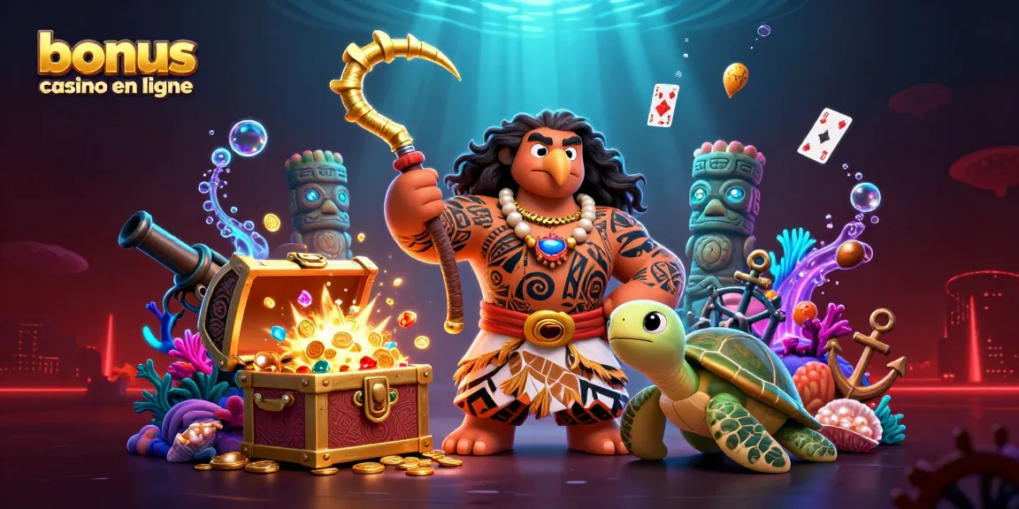 Explorez le monde des bonus casino en ligne avec une cuisine sous-marine colorée et dynamique.