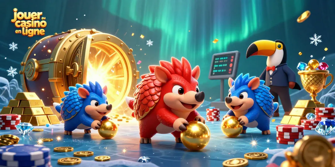 Jouer au casino en ligne avec des pangolins rivaux compétitifs et des trésors scintillants