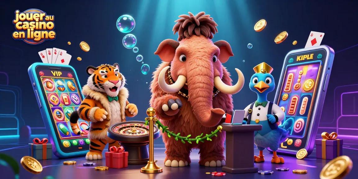 jouer au casino en ligne avec un mammouth, un tigre et un dodo dans un univers vibrant