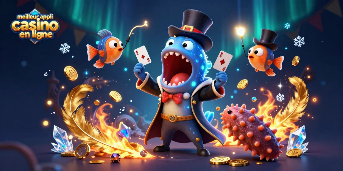 Plongée dans l'univers du meilleur appli casino en ligne avec un spectacle de magie marine captivant.